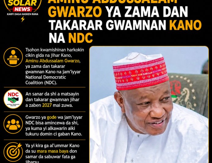 Jagoran tafiyar Kwankwasiyya kuma tsohon gwamnan Kano, Sanata Rabi’u Musa Kwankwaso, ne ya sanar da hakan a daren Juma’a.