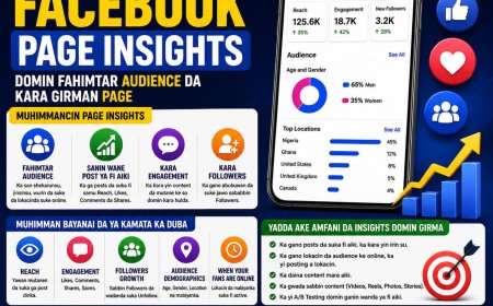 DARASI NA 9: YADDA AKE AMFANI DA FACEBOOK PAGE INSIGHTS DOMIN FAHIMTAR AUDIENCE DA ƘARA GIRMAN PAGE