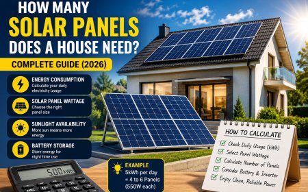 How Many Solar Panels Does a House Need? Complete Guide (2026)