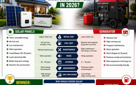 Solar Panels vs Generator: Which Saves More Money