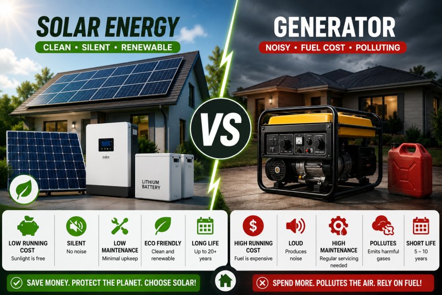 Solar vs Generator: Which Is Better for Your Home in 2026?