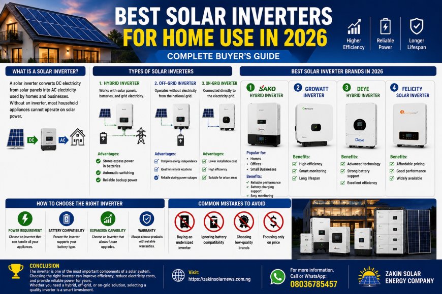 Best Solar Inverters for Home Use in 2026