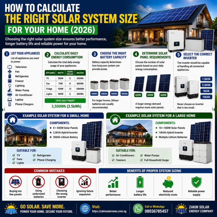 How to Calculate the Right Solar System Size for Your Home (2026)