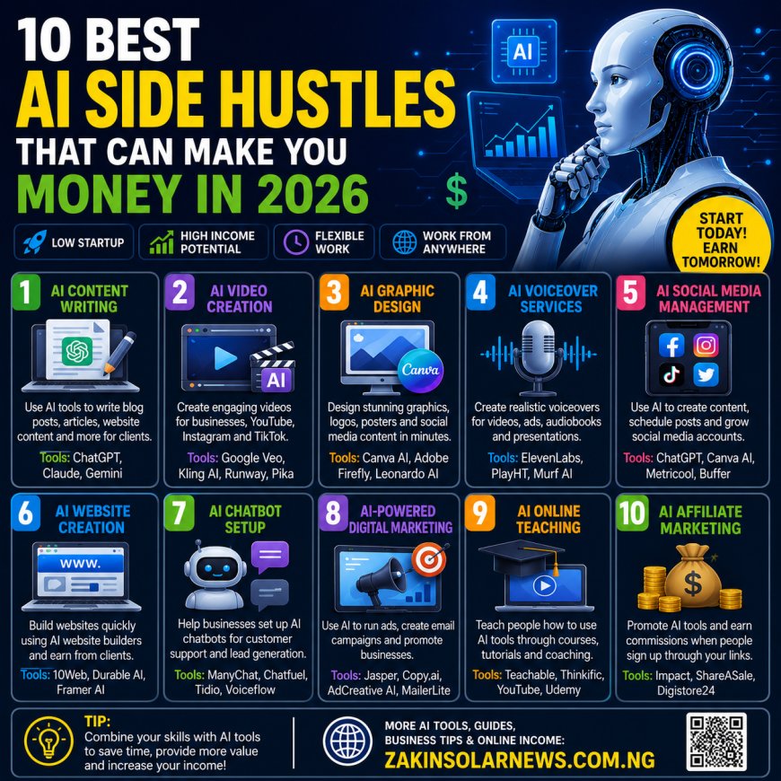 10 Best AI Side Hustles That Can Make You Money in 2026